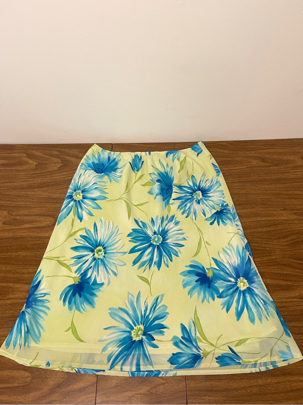 Vintage Women Floral Midi Skirt